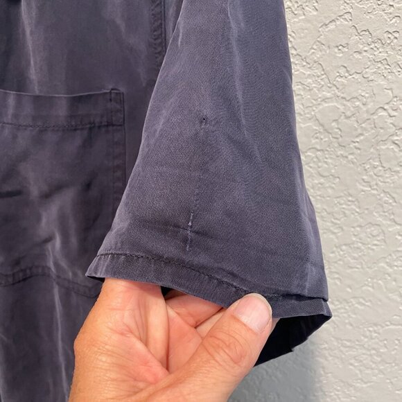 Abound Distressed Lyocell Blue Pants Jumpsuit Small - Picture 4 of 9